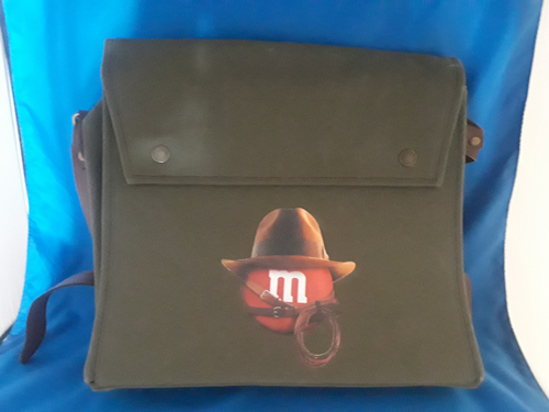 Indiana Jones style bag for M&M’s.